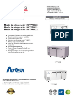 Meson Refrigeracion Atosa YPF9022 YPF9032 YPF9042 PDF