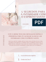 5 Segredos para A Intimidade Com o Espirito Santo PDF