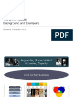 The SAMR Model: Background and Exemplars: Ruben R. Puentedura, PH.D