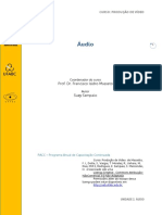 Áudio CURSO - PRODUÇÃO DE VÍDEO. Coordenador Do Curso Prof. Dr. Francisco Isidro Masseto. Autor Suzy Sampaio