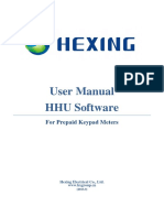 User Manual HHU Software: For Prepaid Keypad Meters