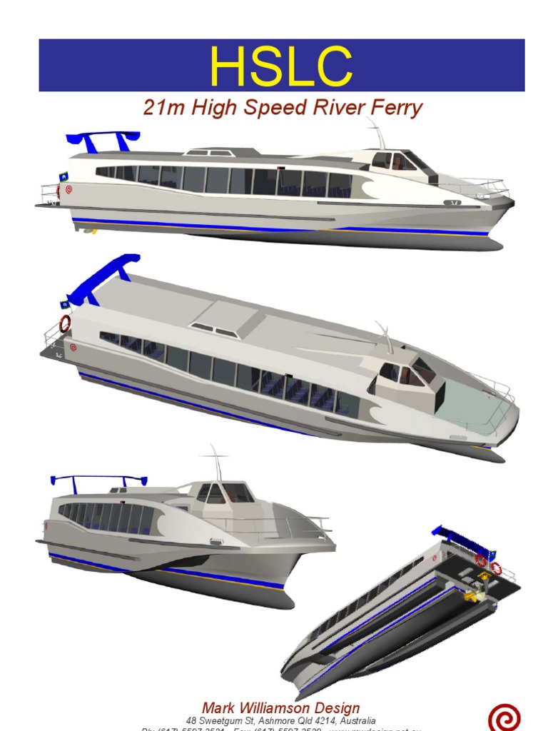 21m High-Speed River Ferry Design | PDF | Nature