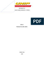 MTAC Resumo PDF