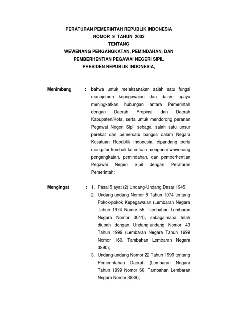 Undang Undang Yang Mengatur Pokok Pokok Pemerintahan Daerah Adalah