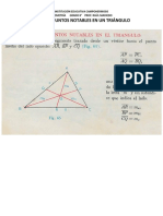 Rectas y Puntos Notables en Un Triángulo