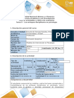 Guía de actividades y rúbrica de evaluación - Tarea 3 - Los enfoques disciplinares en psicología.docx
