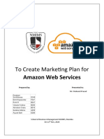 To Create Marketing Plan For: Amazon Web Services
