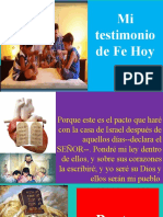 Mi testimonio de Fe Hoy ppt