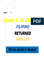 Grade 8 - Blueberry: Filipino