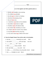 Grammar Worksheet
