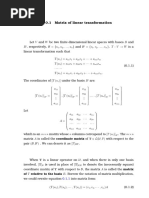 Matrix Cocepts and Operations