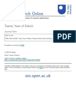 Open Research Online: Twenty Years of Edtech
