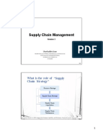 Supply Chain Management: What Is The Role of Chain Strategy" "Supply