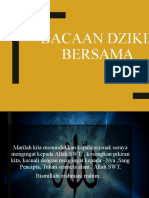 Bacaan Dzikir Bersama