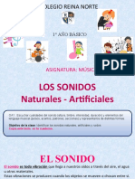 Sonidos naturales artificiales ruidos 1° básico música