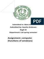 Ayesha Ambreen Windows Assignment 2