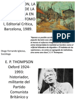 Exposicion Ep Thompson Por D. Iglesias PDF