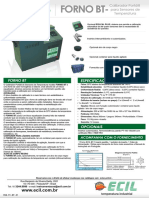 Calibrador portátil para sensores de temperatura FORNO BT