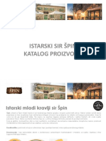 Istarski Sir Špin Katalog Proizvoda PDF