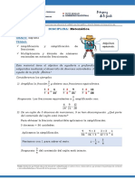 Fracciones y números racionales