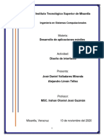 Diseño de Interfaces de Una Aplicacion - Reporte PDF