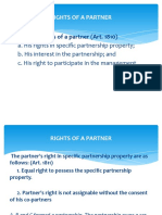 Property Rights of A Partner (Art. 1810)