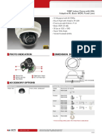 Photo Indication Dimension Diagram: 10MP Indoor Dome With D/N, Adaptive IR, Basic WDR, Fixed Lens