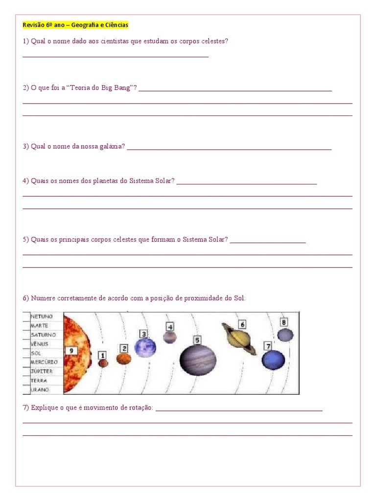 Abril 5 Ciencias Sistema Solar Exp Tia Lu | PDF | Sistema Solar | Planetas