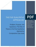 The Five Qualitative Approaches