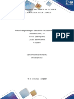 Protocolo de Laboratorio Bioquimica - Claudia - Isabel - Fuentes - Grupo - 3 PDF