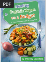 Healthy Organic Vegan On A Budget, by Eco Vegan Gal PDF