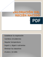 VALORACIÓN DEL RECIÉN NACIDO