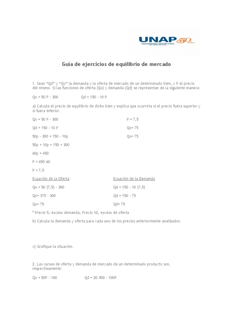 Equilibrio y Elasticidad en el Mercado de Camisetas | PDF | Oferta ...