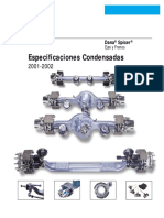 Especificaciones de Ejes y Frenos PDF