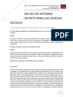 Maldonado, C (2009) Complejidad de Los Sistemas Sociales, Un Reto para Las Ciencias Sociales PDF