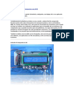 Arduino LCD Indicador de Temperatura Con