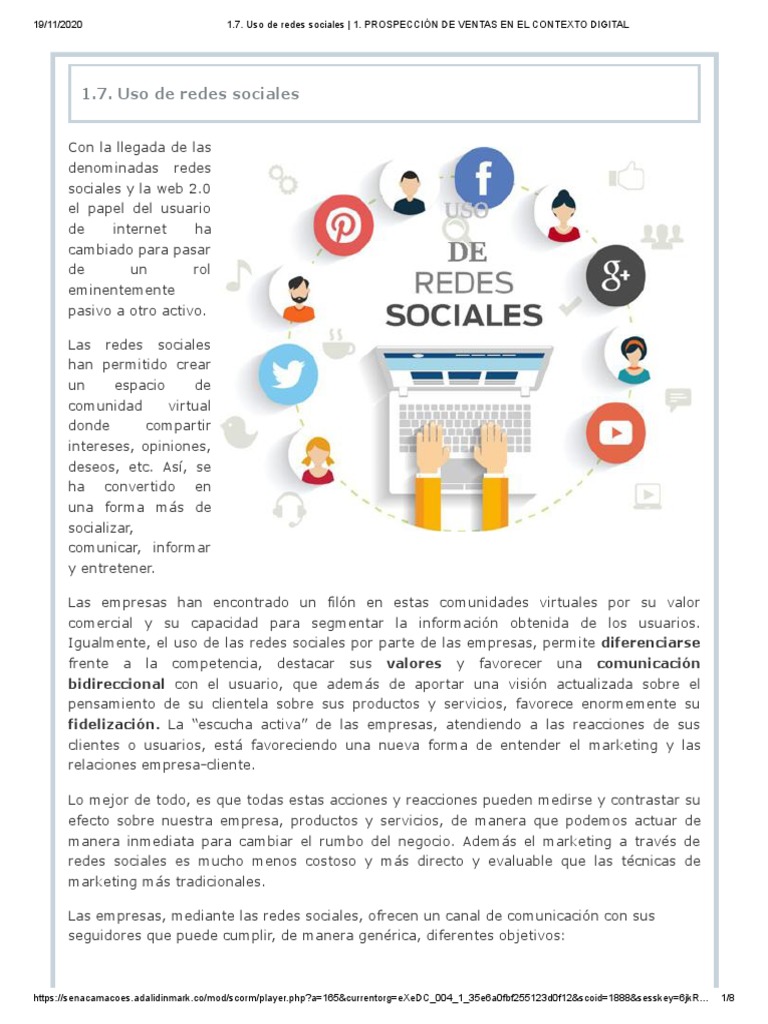 Uso de Redes Sociales | PDF | Servicio de redes sociales | Hashtag