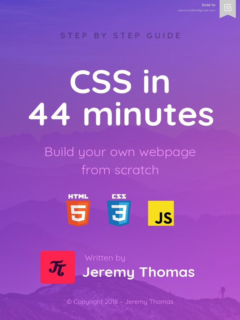 (Learn CSS) Jeremy Thomas - CSS in 44 Minutes-Autopublished (2019 ...