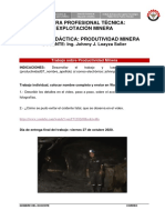 Trabajo Semana 7 Productividad Minera 2020-II PDF