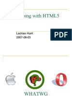 Developing With HTML5