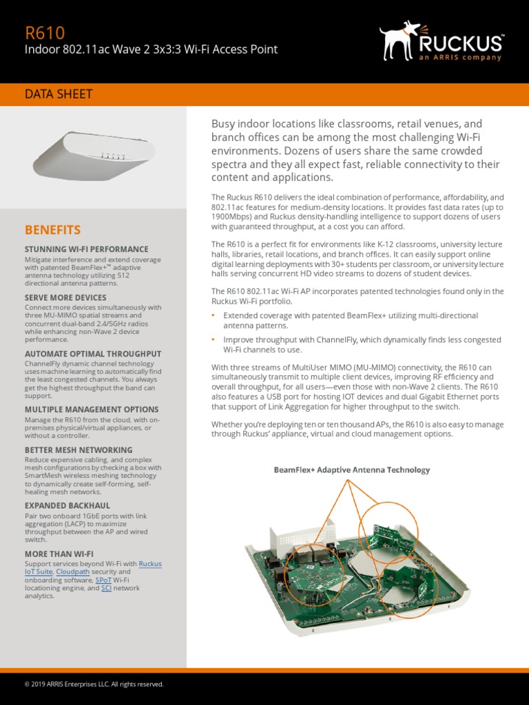 Ds Ruckus r6102 | PDF