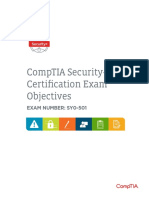 Comptia Security Sy0 501 Exam Objectives (7 0)