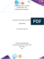 Aplicación de Una de Las Dimensiones e Indicador Del Índex de Inclusión