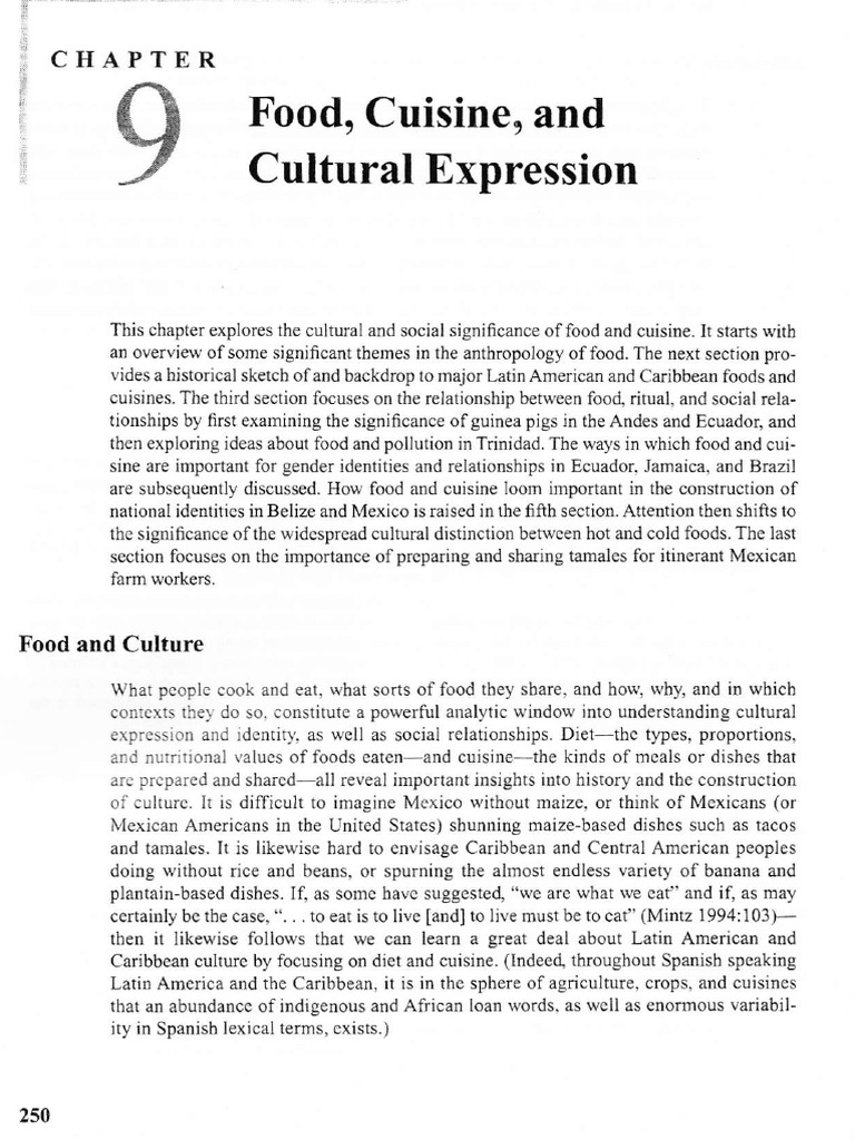 Cultural Expression: Food, Cuisine, and | PDF | Mexican Cuisine | Maize