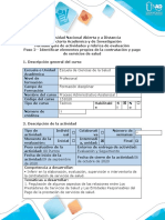 Guía de Actividades y Rúbrica de Evaluación - Paso 2 - Identificar Elementos Propios de La Contratación y Pago de Servicios de Salud