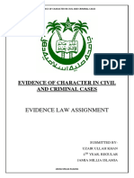 Evidence of Character in Civil and Criminal Cases PDF