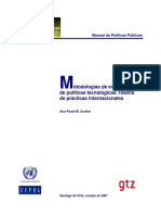 Metodo de Evaluacion de Politicas Tecnologicas Por El CEPAL PDF
