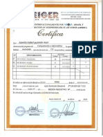 Terminado Estudios Certificado