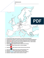 Europa Početkom Xix Slijepa Karta Radni Zadatak