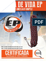 Linea de Vida Ficha Tecnica PDF